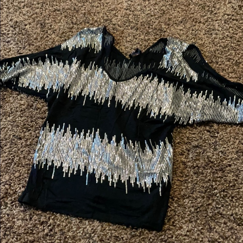 Bebe Sequin Top - image 2